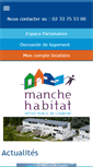 Mobile Screenshot of manche-habitat.fr